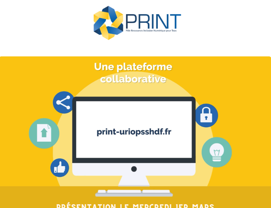 Evénement de lancement en ligne de la plateforme PRINT